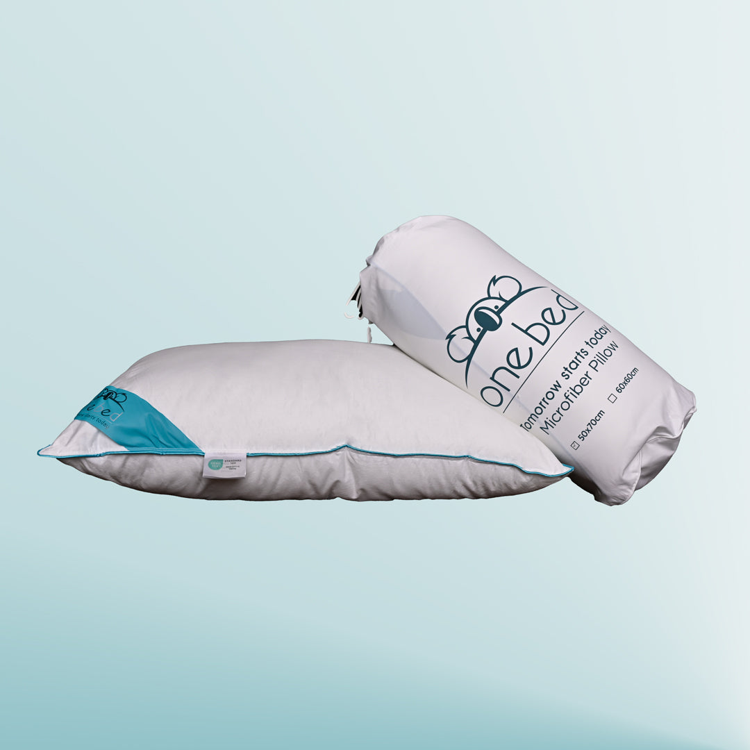 PACK FAMILLE : 4 Oreillers Onebed En Microfibre Extra Gonflant / Anti-Allergique / Sensation Duvet / Confort Hôtel