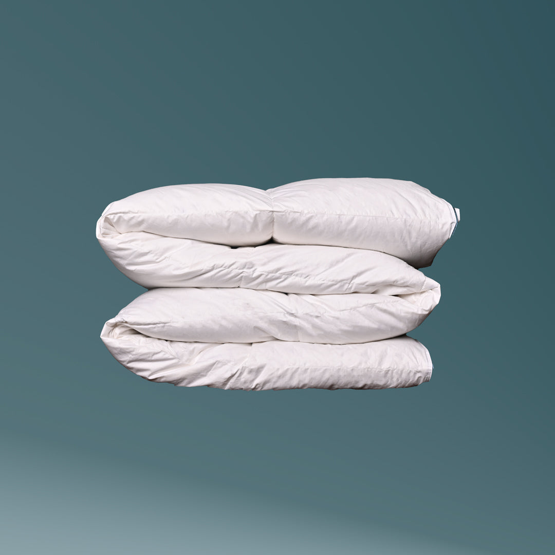 COUETTE ONEBED EN DUVET DE CANARD BLANC NEUF / CONFORT HÔTEL