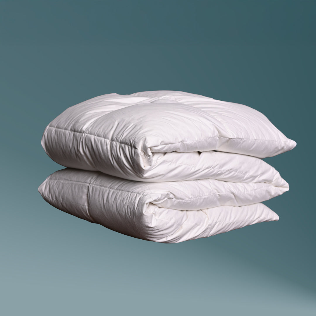 COUETTE ONEBED EN DUVET DE CANARD BLANC NEUF / CONFORT HÔTEL