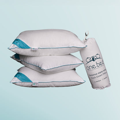 OREILLER ONEBED EXTRA GONFLANT / ANTI ALLERGIQUE / SENSATION DUVET / CONFORT HÔTEL