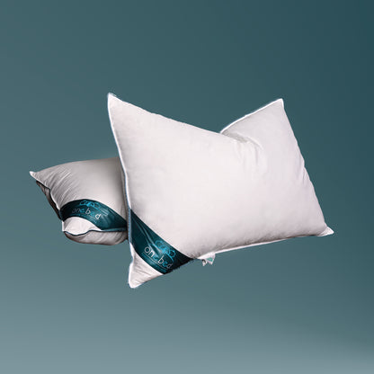 OREILLER ONEBED EN DUVET DE CANARD BLANC NEUF / CONFORT HÔTEL