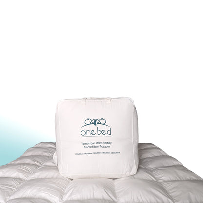 SURMATELAS ONEBED MICROFIBRE / SENSATION DE DUVET / CONFORT HÔTEL