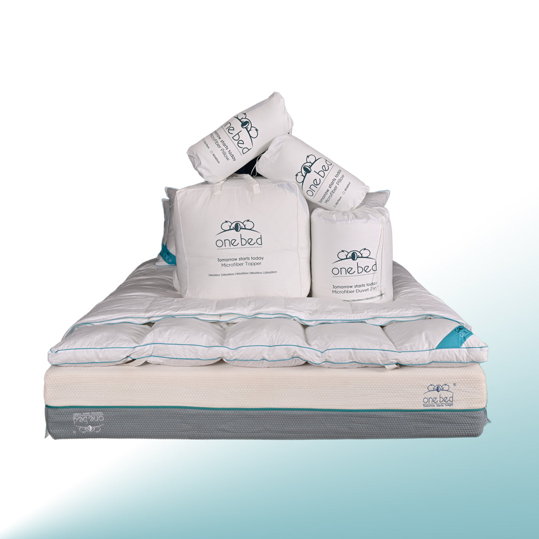 PACK PREMIUM ONEBED EN MICROFIBRE - SENSATION DUVET