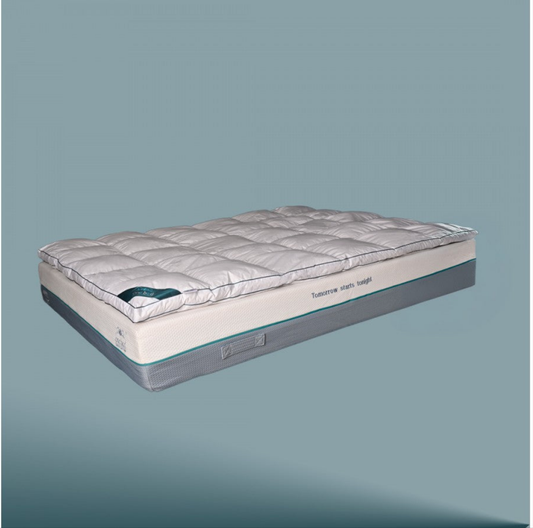 SURMATELAS ONEBED NATUREL, 90% PLUMETTES 10% DUVET DE CANARD BLANC / CONFORT HÔTEL