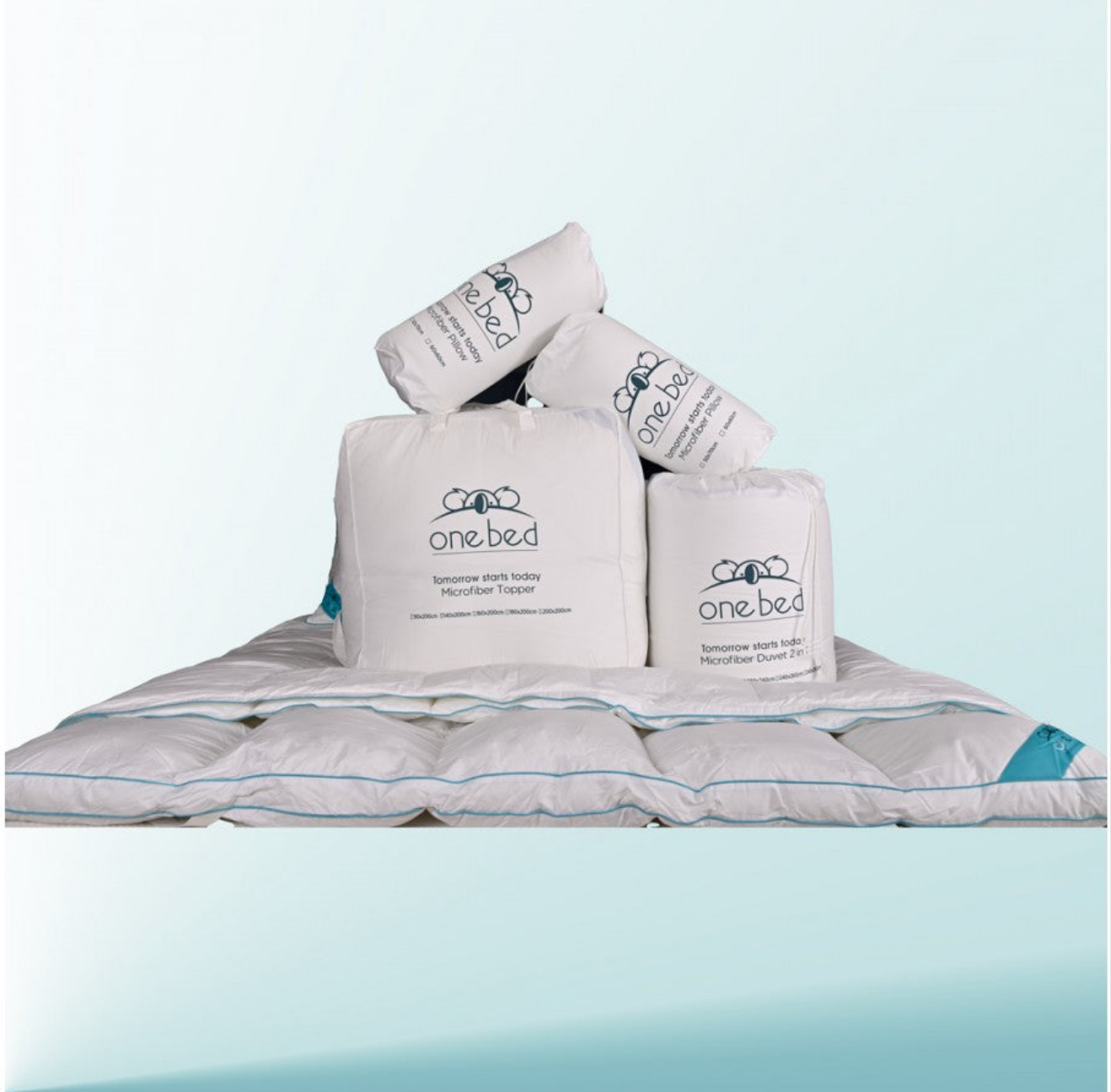 PACK PREMIUM ONEBED EN MICROFIBRE - SENSATION DUVET