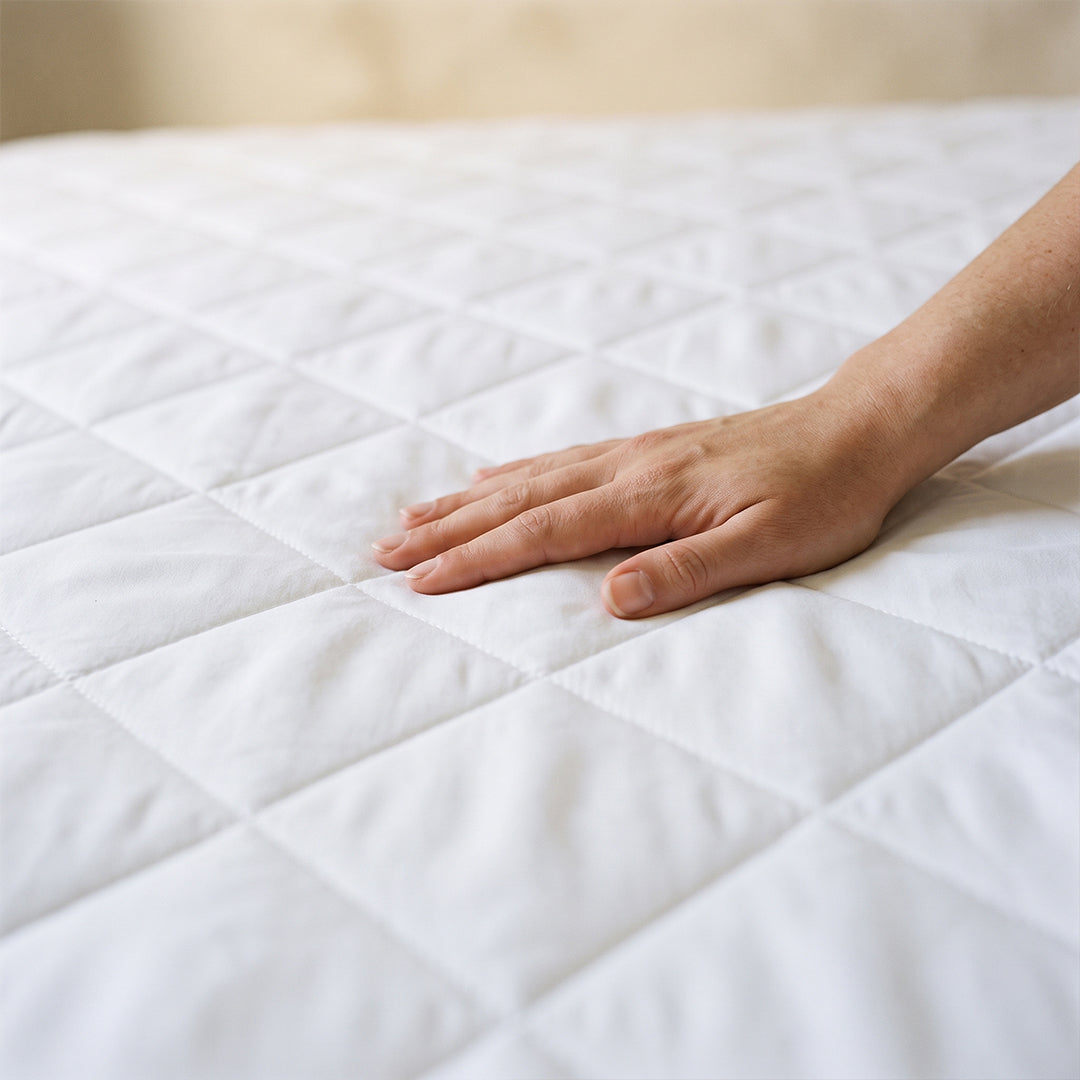 PROTÈGE MATELAS IMPERMÉABLE MATELASSÉ/ANTI-ACARIENS / ANTI-ALLERGIQUE